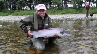 River Lochy Salmon Fishing Scotland  wwwriverlochycom [upl. by Novel199]