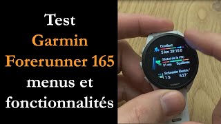 Test Garmin Forerunner 165  running et AMOLED pour pas trop cher [upl. by Kcirre]