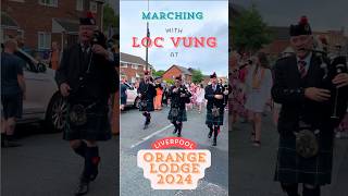 Marching with Lộc Vừng at Orange Lodge Liverpool 2024 shorts [upl. by Naltiac]