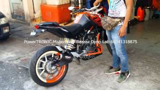 KTM DUKE 200 SC Project Exhaust Before Dyno  Motodynamics Technology Malaysia [upl. by Bernette]