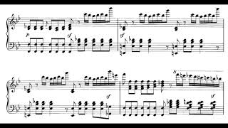 Nocturne in B flat Major M Szymanowska Score Animation [upl. by Ainimreh]