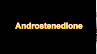 What Is The Definition Of Androstenedione Medical Dictionary Free Online [upl. by Neelyak]