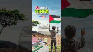 ফিলিস্তিনে ৬ ওয়াক্ত নামাজ😭bayazid0007 trending ytshorts hasbunallohstv islamic [upl. by Arbba]