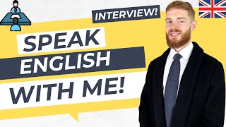 Everyday British English Conversations Job Interview  British Accent Training [upl. by Onidranreb]