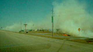 Fire Outside Seguin Texas [upl. by Ramalahs]