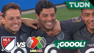 ¡GOL DE VESTIDOR Carlos Vela marca de cabeza  MLS 10 Liga Mx  All Star Game 2022  TUDN [upl. by Weinhardt]