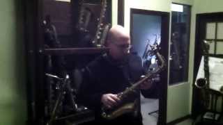 Jeff Coffin Plays Saxquests Adolphe Sax Alto [upl. by Aynotal]