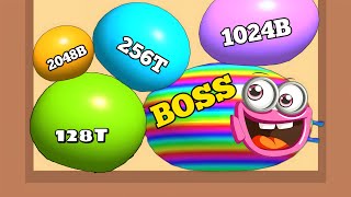 Blob Merge 3D  BOSS Level Satisfying ASMR Gameplay   Cube Arena 2048 [upl. by Haig518]