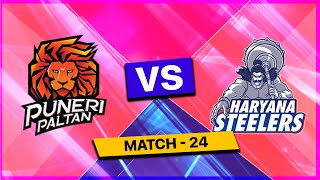 🔴 Live Puneri Paltan vs Haryana Steelers Live  PUN vs HAR Live  Pro Kabaddi League Live Match [upl. by Sillert996]