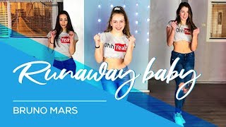 Runaway Baby  Bruno Mars  Easy Fitness Dance Video  Choreography [upl. by Mik31]