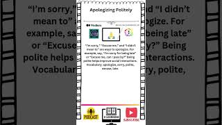 Apologizing Politely [upl. by Raffaello567]