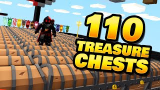 Opening 110 Treasure Chests in Roblox Islands [upl. by Asiluy]