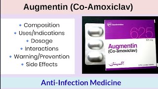 Augmentin Coamoxiclav Oral  Amoxycillin Tablets  Uses amp Side Effects  Calamox  AntiInfection [upl. by Shaper575]