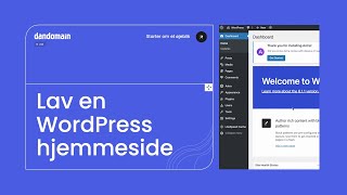 Sådan laver du en WordPresshjemmeside  Online WordPress kursus for begyndere [upl. by Jard667]