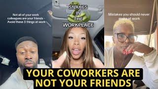 Your Coworkers Are Not Your Friends  TikToks on Jobs [upl. by Ellerrehs]