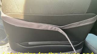 WeatherTech seat cover review  the not so great details [upl. by Pippy255]