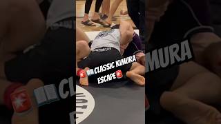 Fundamental Kimura Escapejiujitsugrappling bjj nogi kimura escape jiujitsu [upl. by Bigner929]