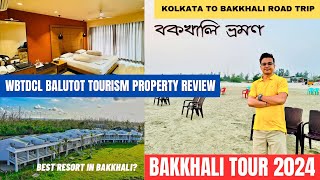 Bakhhali tour 2024  WBTDCL Balutot tourism resort review  Kolkata to Bakkhali road tripWritam Roy [upl. by Aaren]