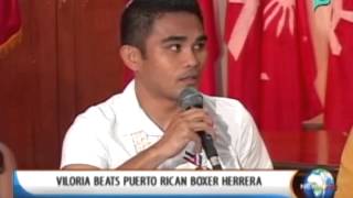 NewsLife Champions Viloria beats Puerto Rican boxer Herrera  Mar 31 14 [upl. by Novihs]