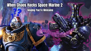 When Chaos hacks Space Marine 2 comms [upl. by Adnaugal136]