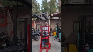 Vimana Taiwan 1 Ton Semi Electric Stacker Lifter for Sale in Karachi Pakistan at Rafiq Brothers [upl. by Bradan]