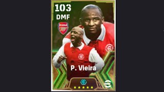 P Vieira 103 rating in Efootball 2024 [upl. by Rodl]