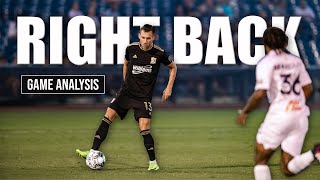 Right Back Game Analysis  Every Single Touch [upl. by Tigram]