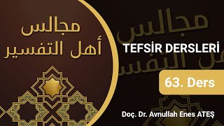 TEFSİR DERSLERİ  63 DERS BAKARA SÛRESİ 197 [upl. by Emmalyn]