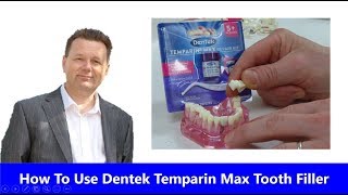 ✅ How To Use Dentek Temparin Max Tooth Filling and Crown Repair Review [upl. by Matilda]