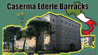 CASERMA EDERLE BARRACKS TOUR VICENZA  ITALY🇺🇸🇮🇹 [upl. by Ydnew]