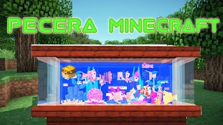 COMO HACER UNA PECERA EN UNA CASA MUY BONITA Y FACIL  Minecraft [upl. by Trofmoc]