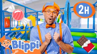 Blippis Playful Tea Time  Blippi  Educational Kids Videos  Moonbug Kids [upl. by Mia109]