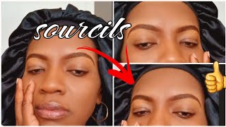 TUTO SOURCILS APPRENTIS EN MAQUILLAGE  CHANCEBEAUTIFUL [upl. by Dranel375]