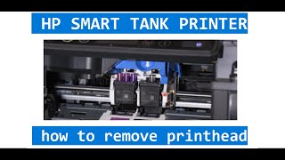 how to remove cartridge from hp smart tank 515 printer  515 519 printers [upl. by Aseela]