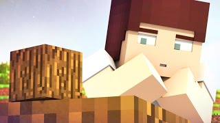 Getting Wood Minecraft Animation [upl. by Ahcrop]