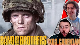 FIRST TIME WATCHING Band Of Brothers Episode 3 Carentan  Reaction Reaction [upl. by Aicatsanna121]