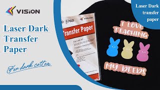 How To Use Vision Laser T Shirt Transfer Paper Step By Step [upl. by Leahcimrej]