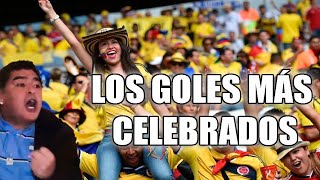 Top 5 de los Goles mas celebrados de la Historia de la Selección Colombia [upl. by Irehs]