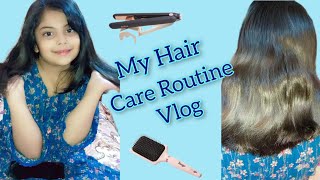 My Hair Care RoutineHow Does My Mom Take Care Of My HairsSilky Shiny And Healthy Hairs [upl. by Aivil]