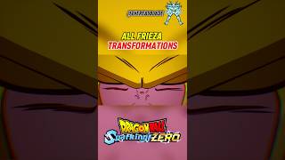 ALL FRIEZA TRANSFORMATIONS gaming sparkingzero dragonball frieza goldenfrieza dbz dbs viral [upl. by Rosana758]