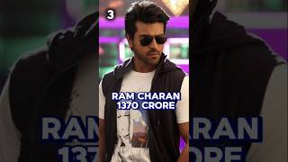 Top 10 South Indian Actors And Their Net Worth ramcharan alluarjun thalapathy prabhas top10 [upl. by Liagibba]