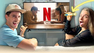 Our quotNetflix Trailerquot tricked our whole family Pregnancy Announcement [upl. by Oivalf]