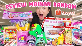 REVIEW MAINAN RANDOM SHOPEE 😭🤩 MAINAN INDOMIE MAINAN BINTANG LAUT TANTRUM 🤣 [upl. by Baoj]