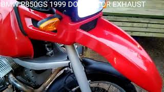 BMW R850GS Dominator exhaust sound [upl. by Ferri118]