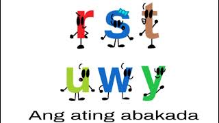 Abakada Alphabet song MY FIRST ALPHABET SONG VID [upl. by Geiger]