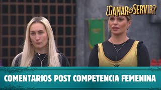 Comentarios post competencia femenina  ¿Ganar o Servir  Canal 13 [upl. by Annodas]