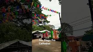 The colorful hanging lanterns in front of San Diego Pro Cathedral Silay City [upl. by Aicenra786]