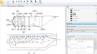 Combustor Modeling in a 1D Flow Network Tool  FLOWNEX 2015 [upl. by Atsahs]