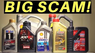 ENGINE OIL SCAM CASTROL MOTUL SHELL LIQUI MOLY MOBIL HP IDENTIFY COUNTERFEIT DUPLICATE ENGINE OIL [upl. by Aciruam]