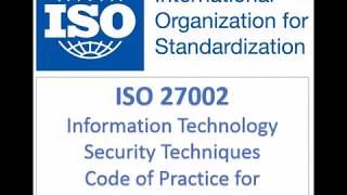 ISO 270022013 Introduction [upl. by Witkin]